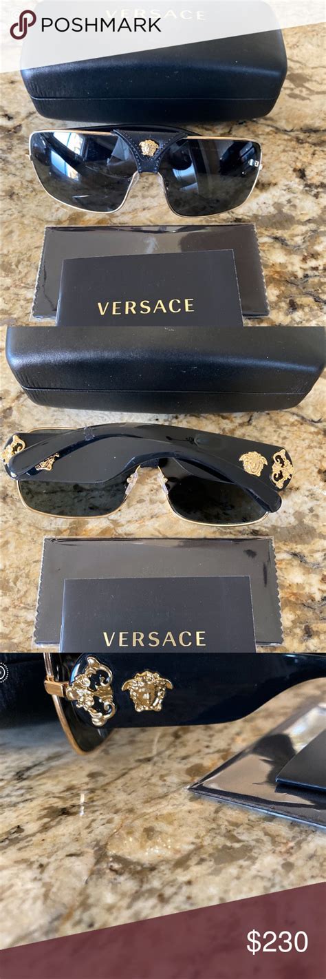 versace mirrored lenses sunglasses|authentic Versace unisex sunglasses.